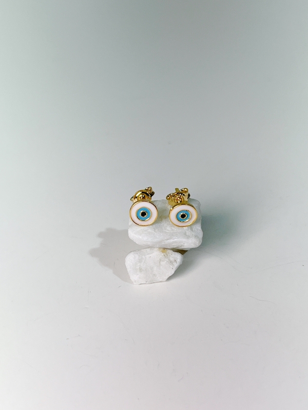 TOPO OJO TURCO BLANCO