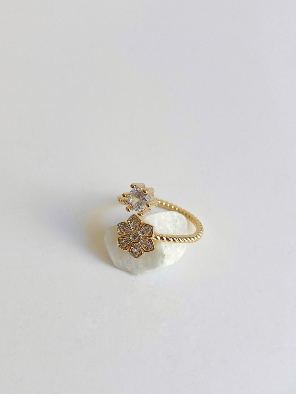 ANILLO AJUSTABLE FLOR