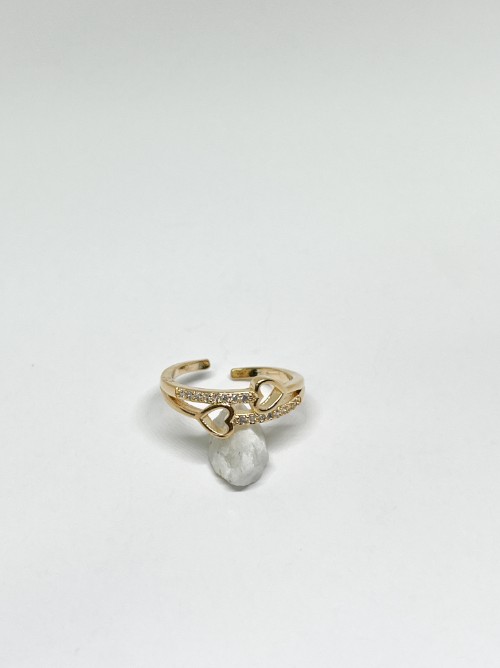 ANILLO AJUSTABLE CORAZON SILUETA