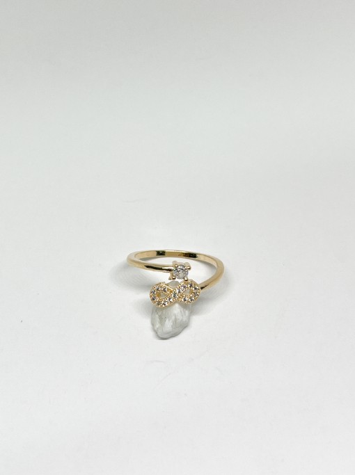 ANILLO AJUSTABLE INFINITO CIRCON