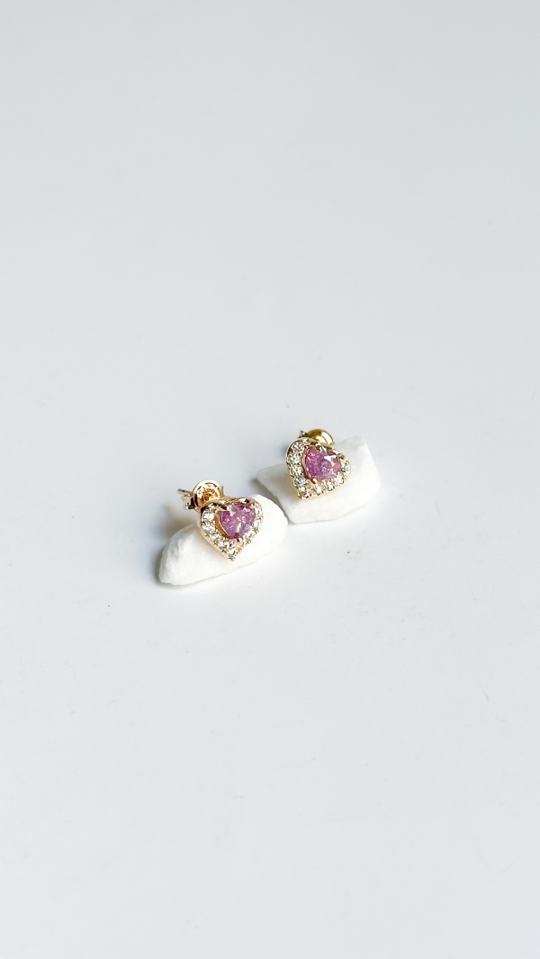 TOPO CORAZON ENCAJE MORADO