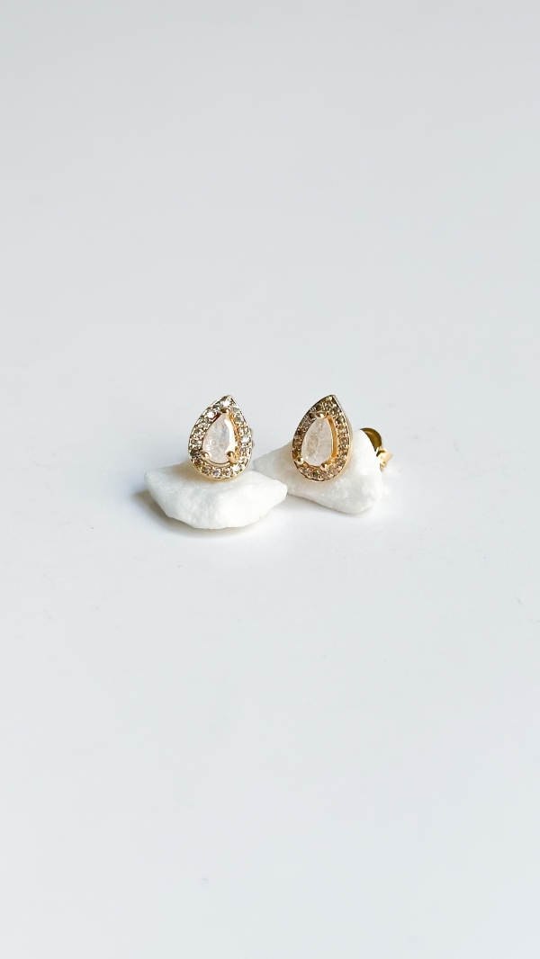 TOPO GOTA ENCAJE BLANCO