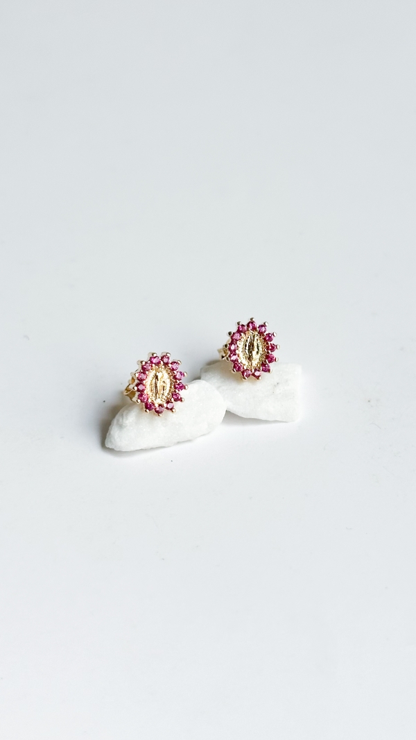 TOPO MILAGROSA CIRCON ROSADO XS