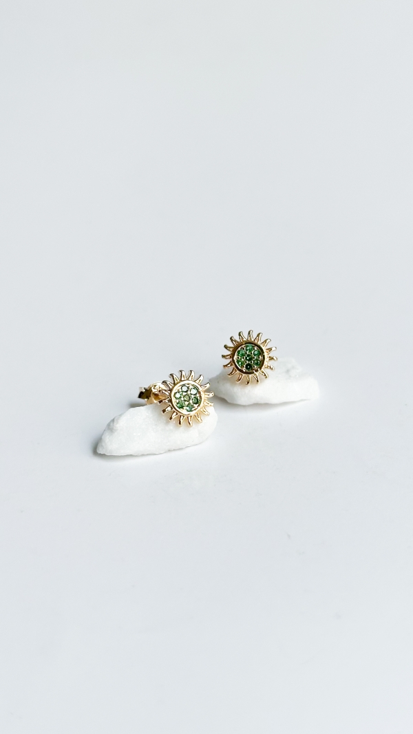 TOPO GIRASOL CIRCON VERDE