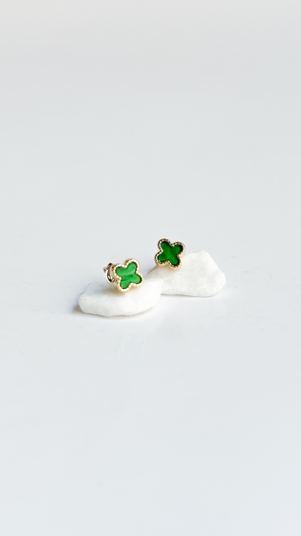 TOPO TREBOL ESMALTADO XS VERDE